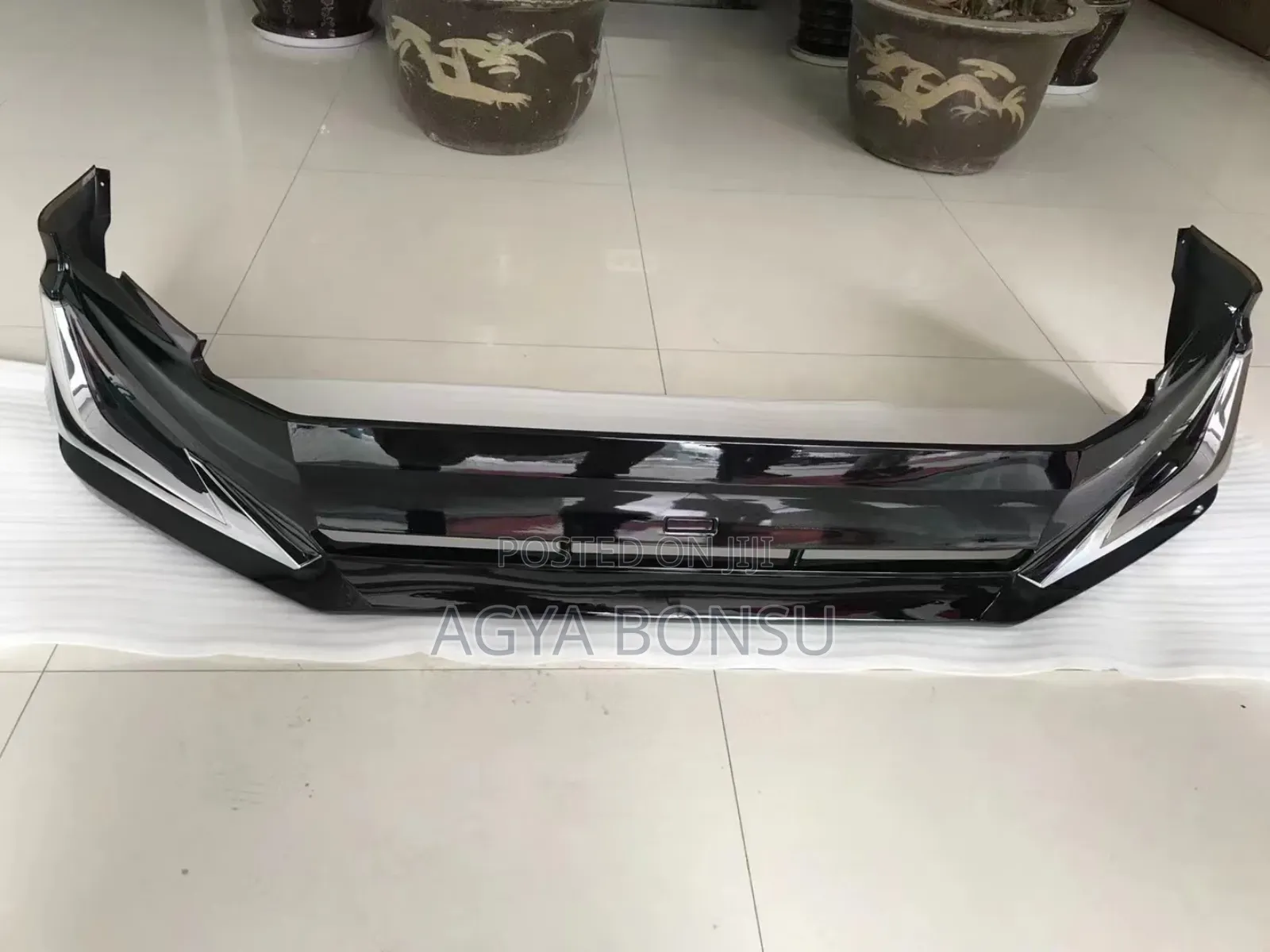 2018 20 21 22 Toyota Land Cruiser Prado Bumper Lip Spoiler