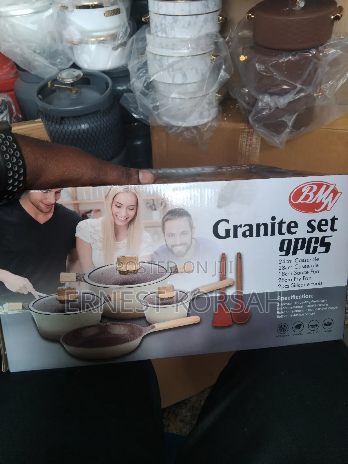 9pcs Granite Sets