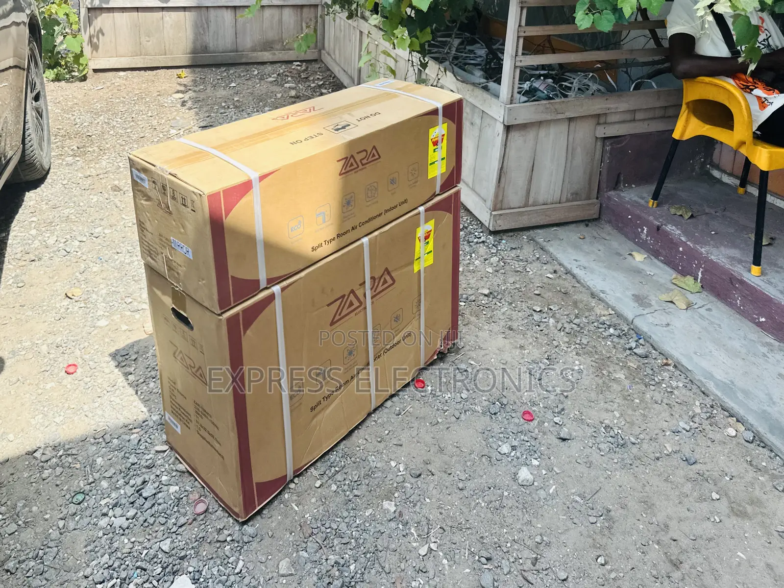 Anti Corrosive Condenser Black Mirror Split Zara 1.5hp