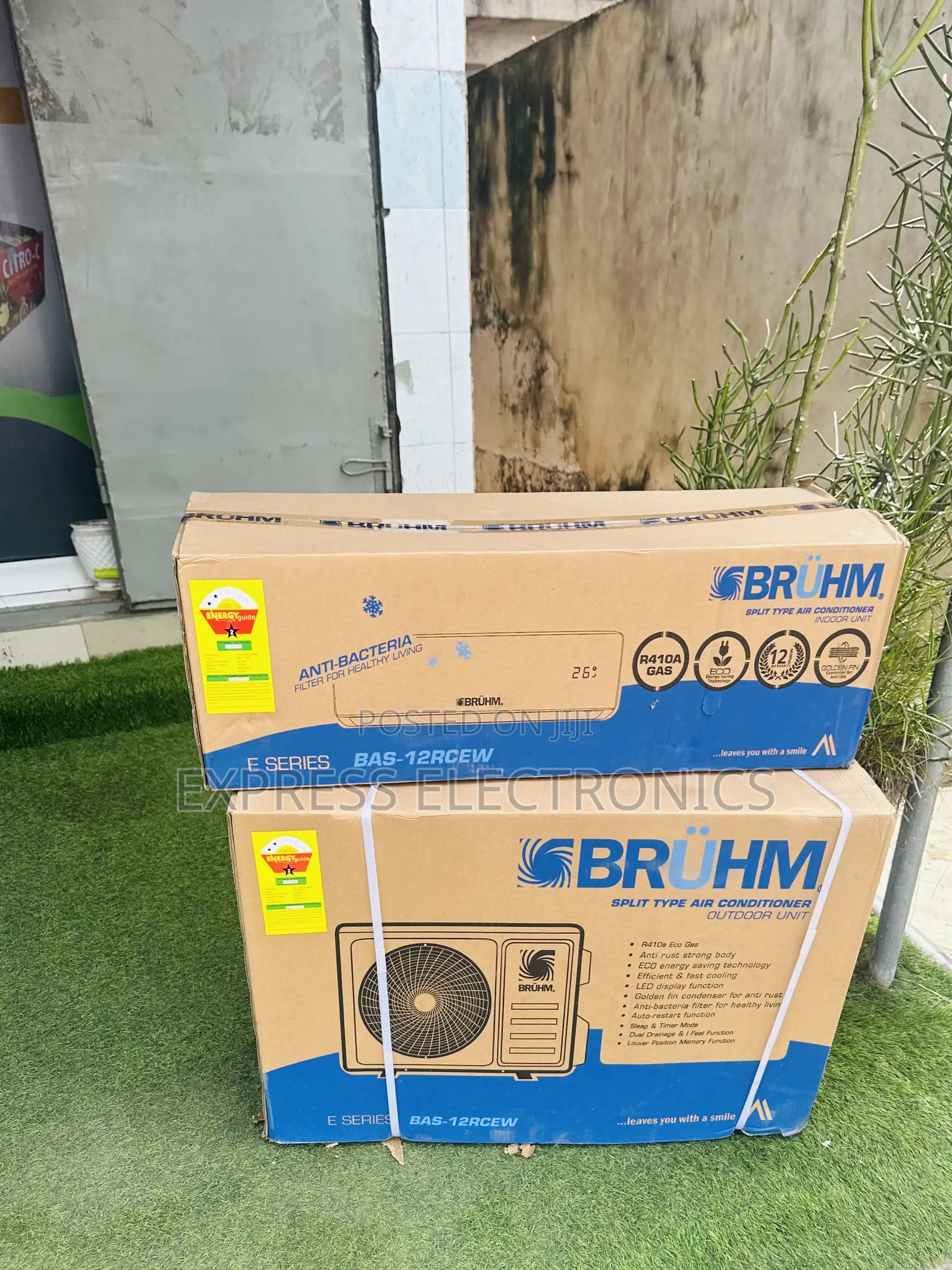 Sleep  Mode Function Split R410 Gas Bruhm AC