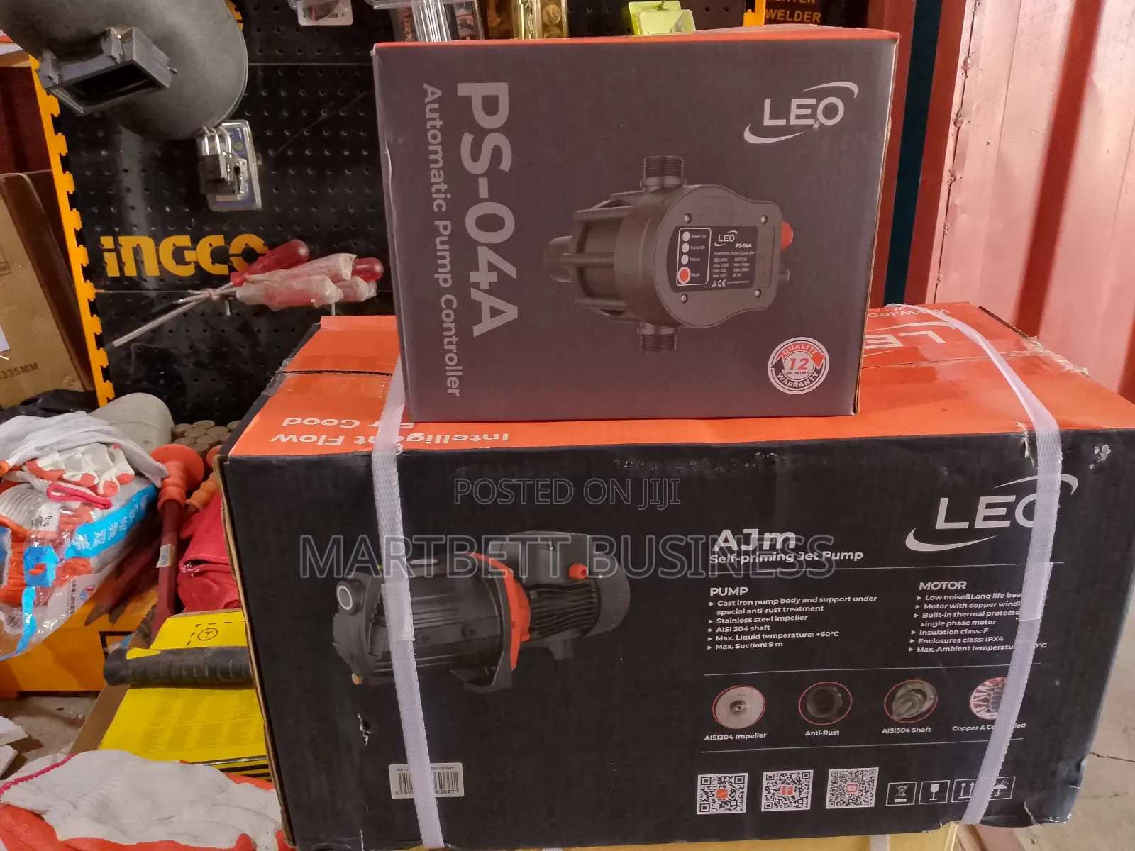 1.5hp Water Pump Leo Brand Complete