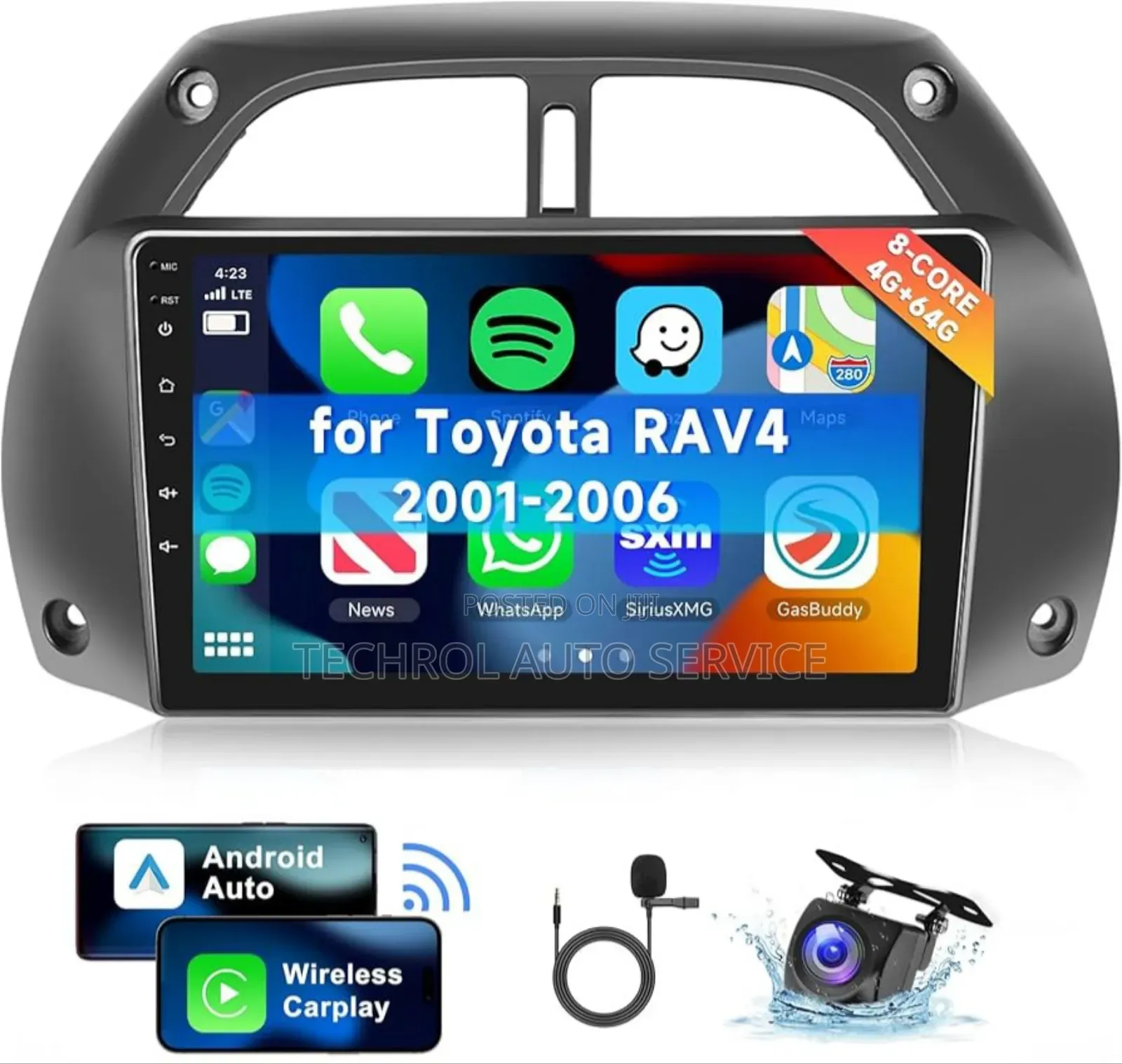 Toyota Rav 4 2001-2006 Andriod Radio Carplay Systems