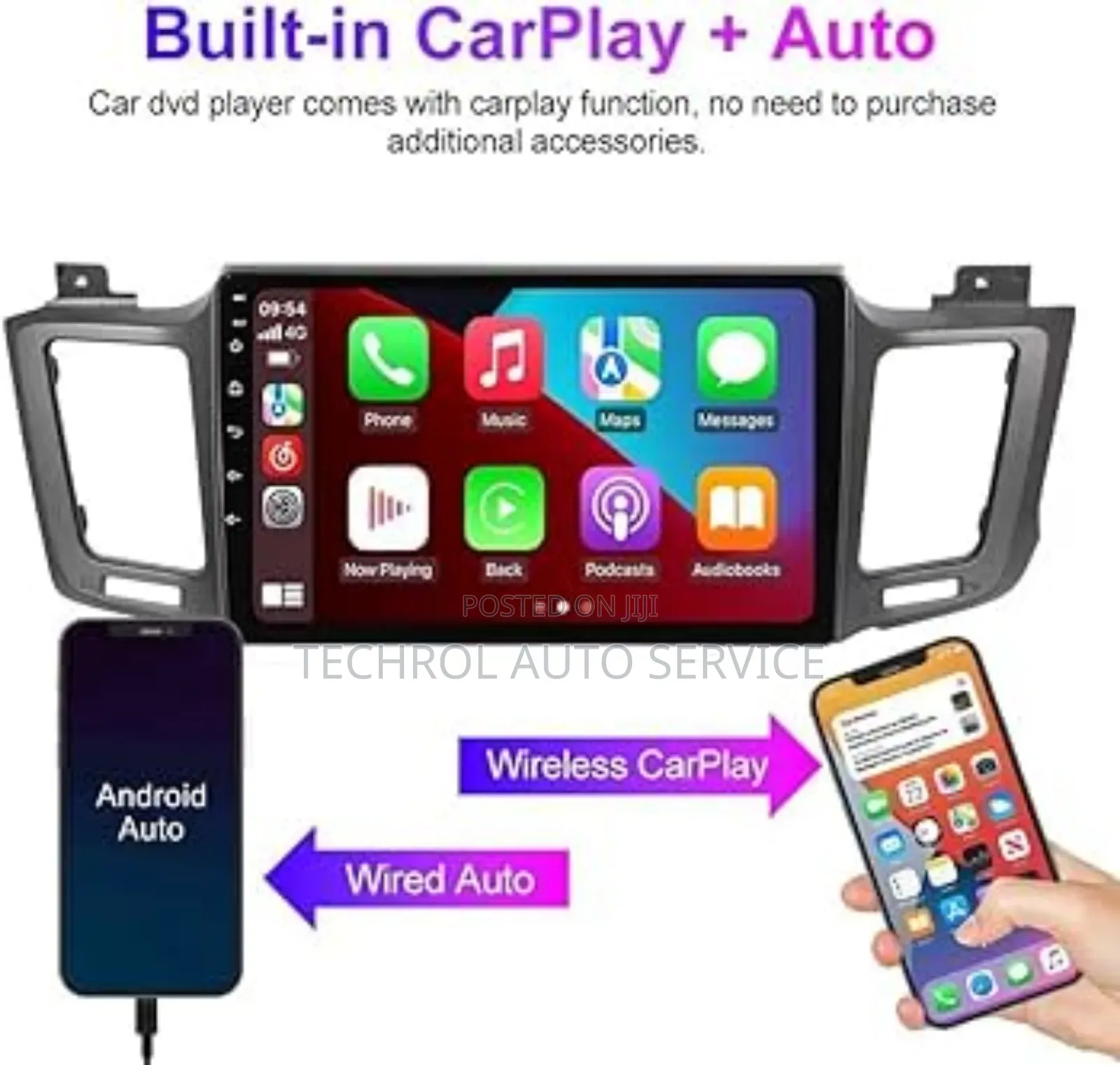Toyota Rav 4 2012,2013,2014 and 15 Andriod and Wireles Radio
