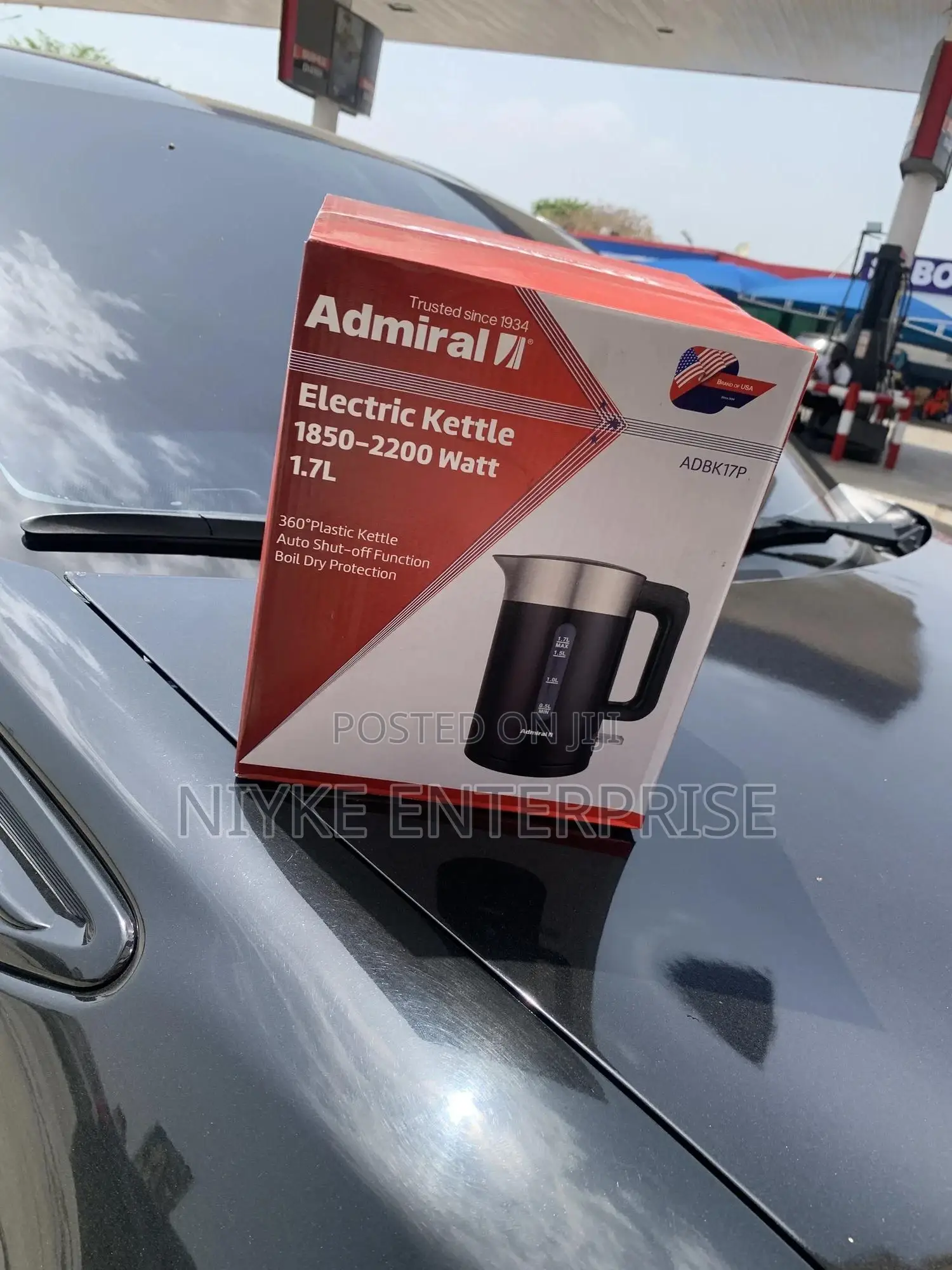 Premium Admiral Electric Kettle 1.7L