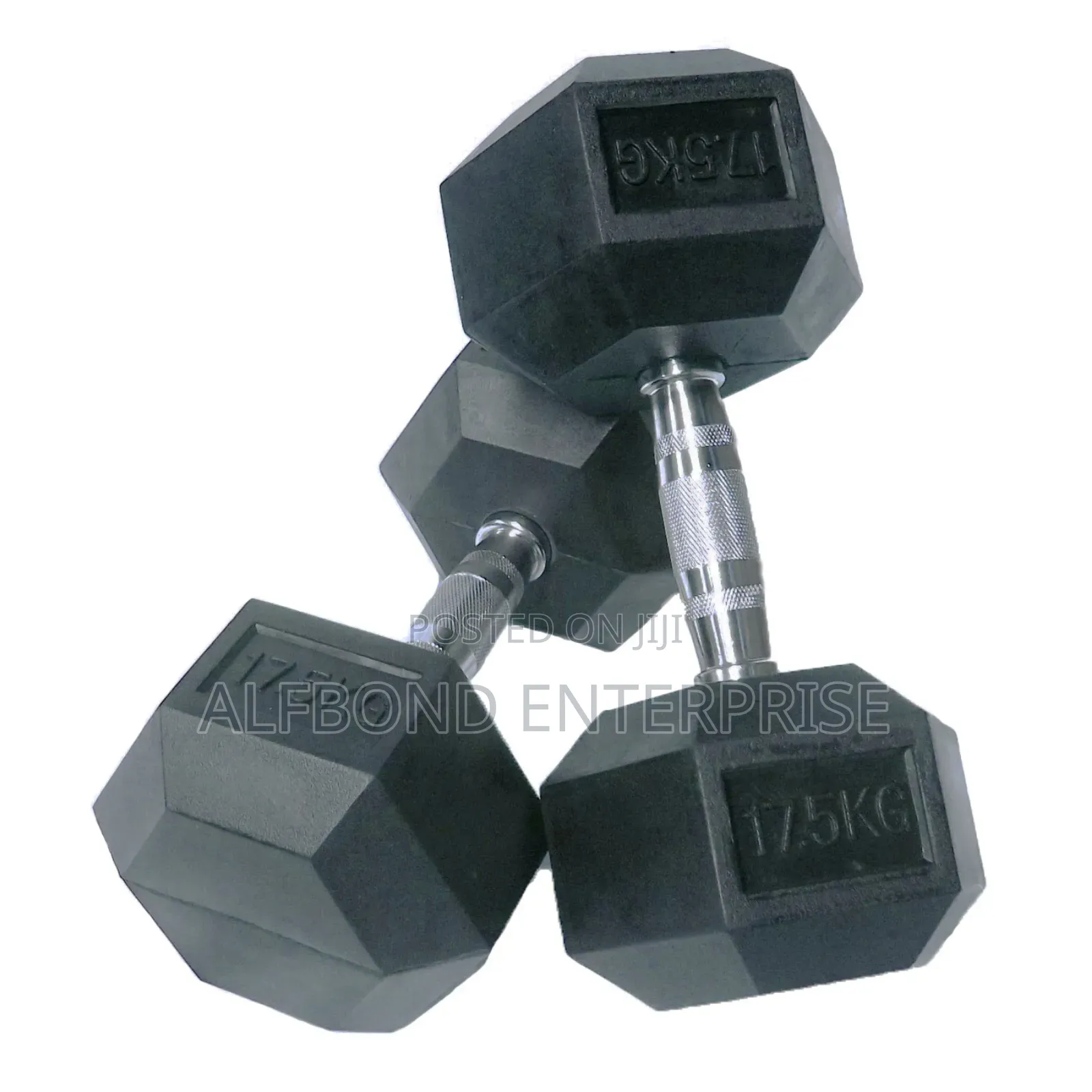 17.5kg X 2 Hex Dumbbells
