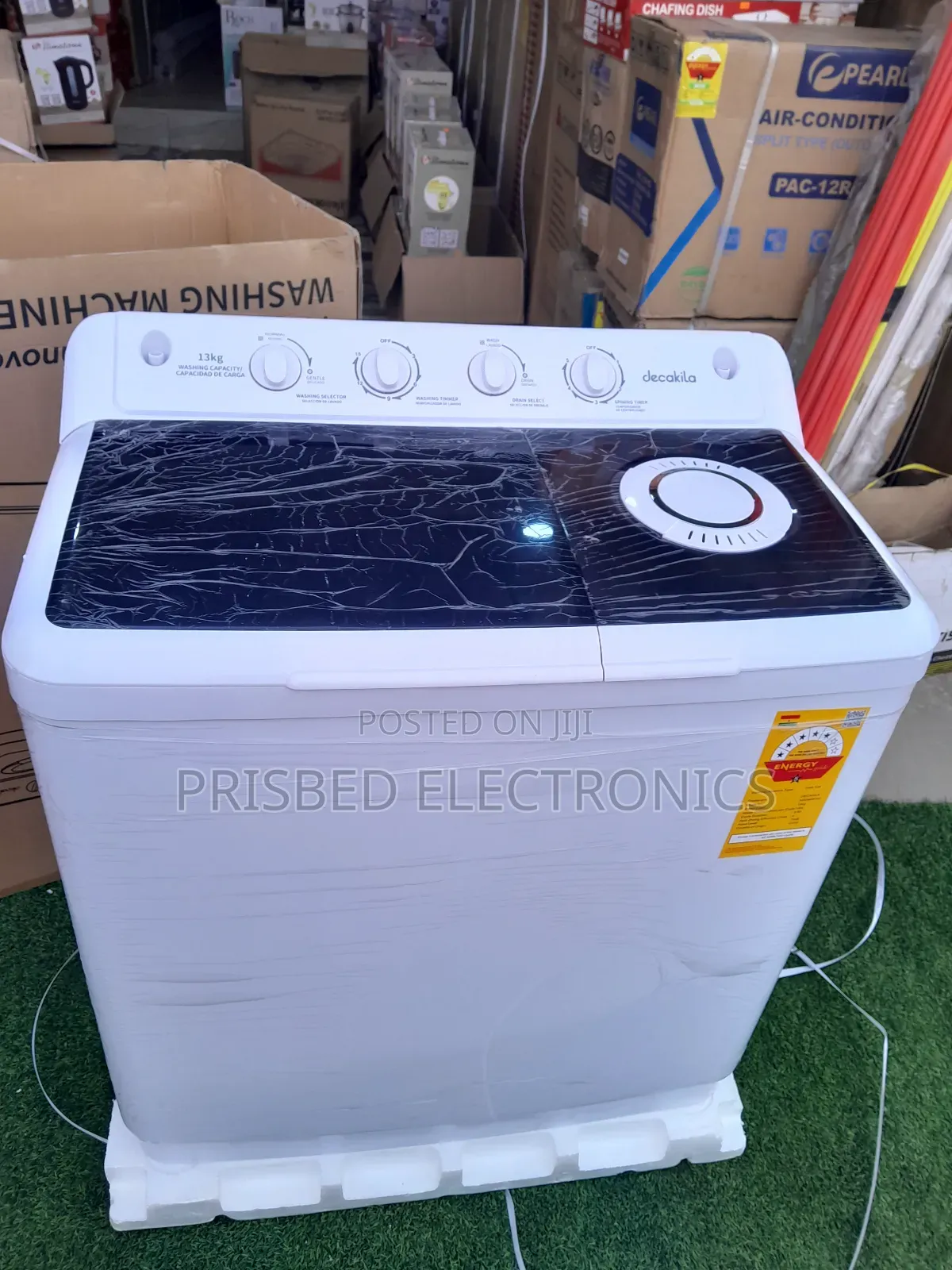 Decakila Durable Washing Machine 13kg Twin Tub