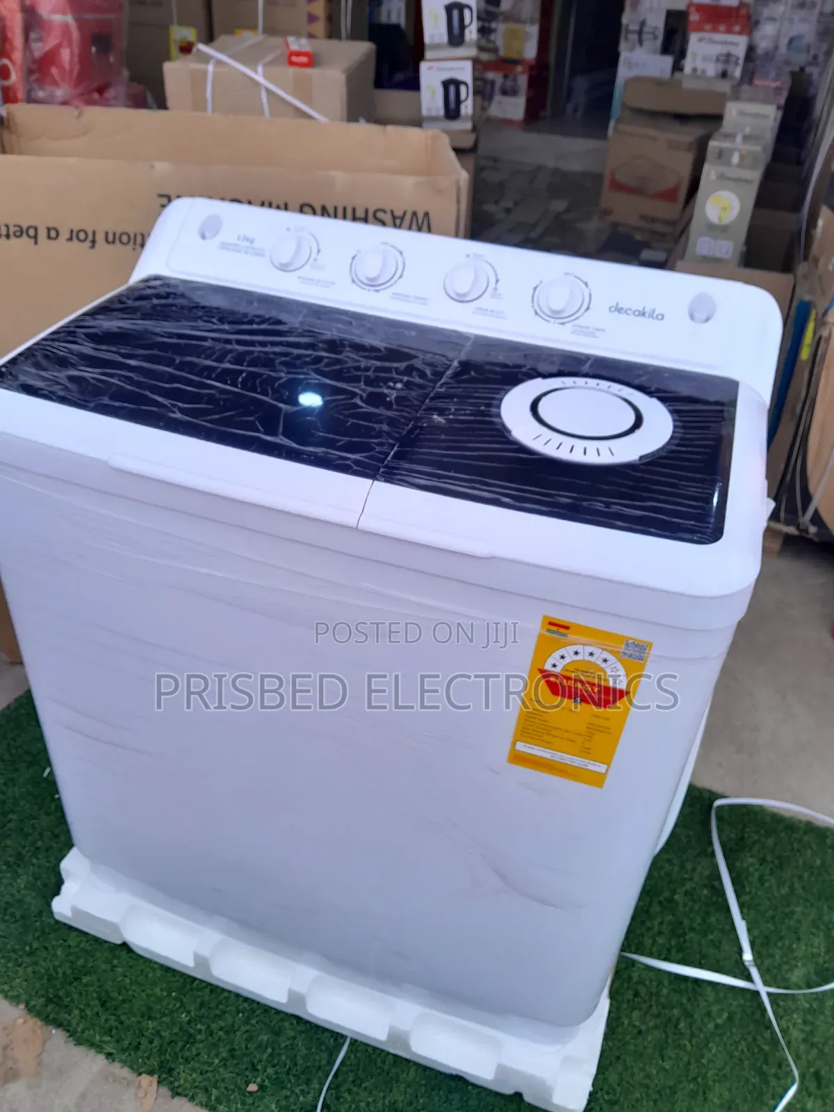 Decakila Durable Washing Machine 13kg Twin Tub