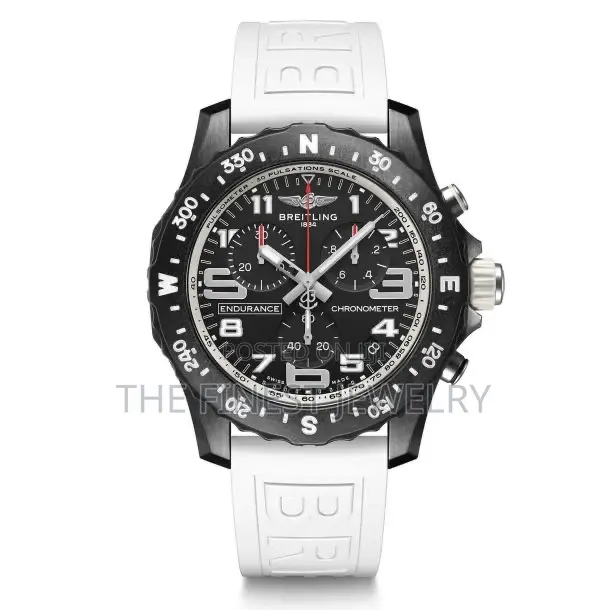 Breitling Professional Endurance White Rubber Strap Watch
