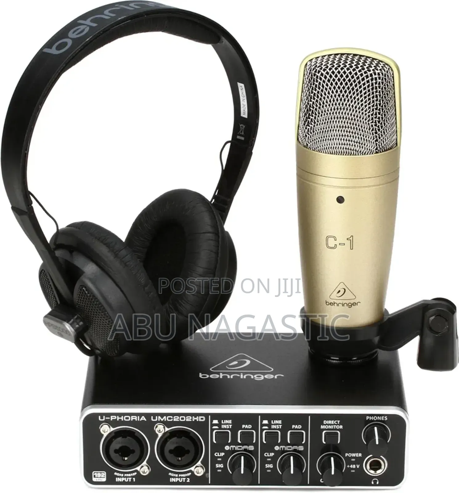 Behringer U Phoria Studio Pro Bundle Set