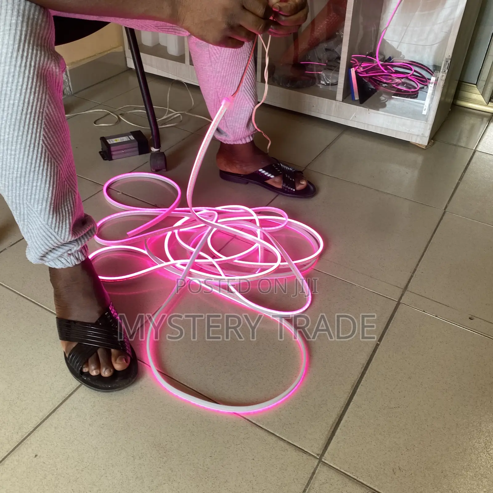 Neon Strip Light Pink