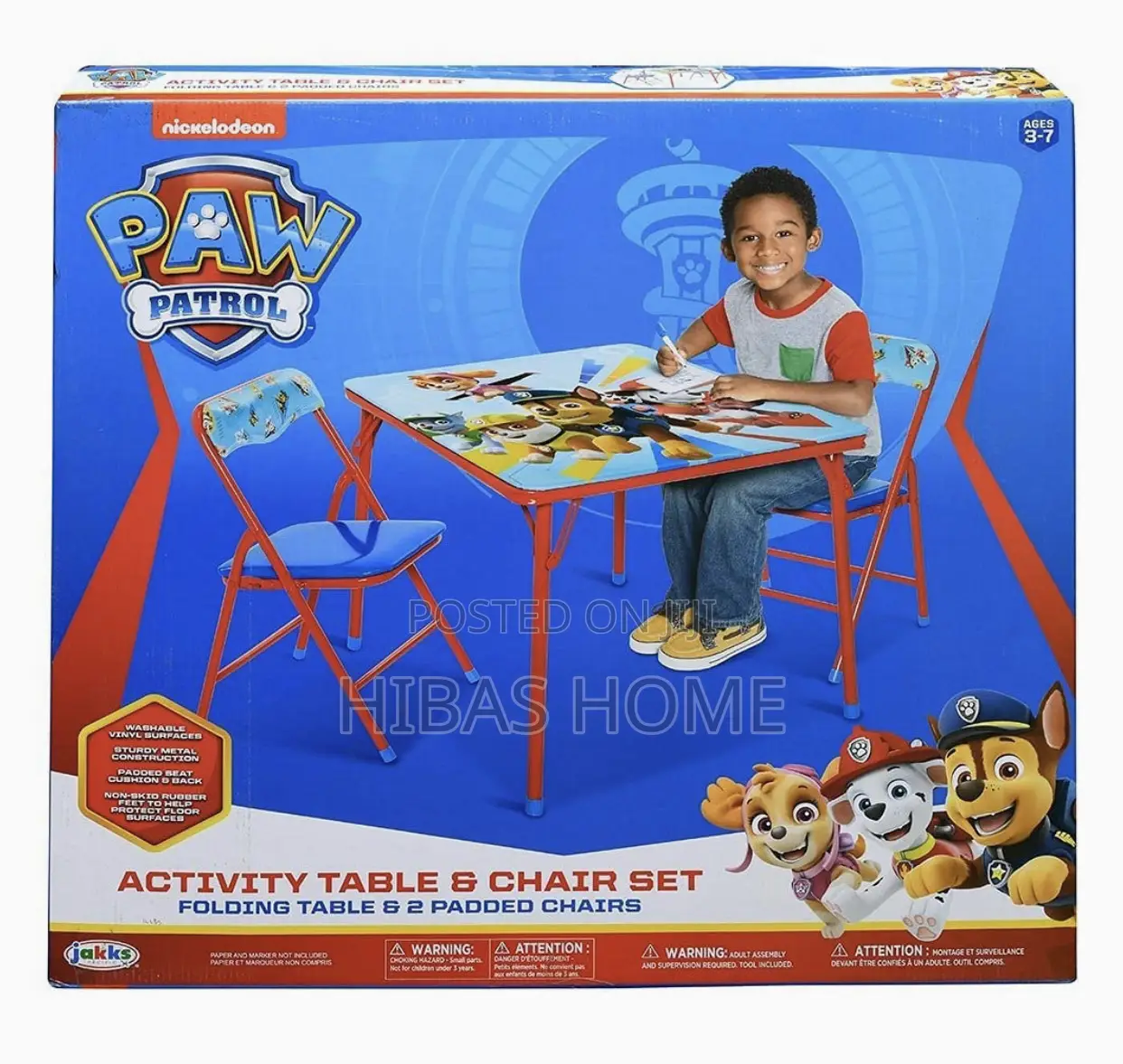 Nickelodeon Paw Patrol Activity Table 2 Chairs Set (3-7yr)