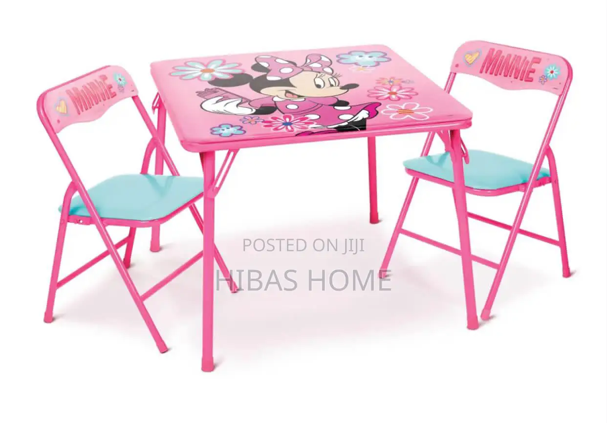 Nickelodeon Minnie Mouse Kids Table 2 Chairs (3-7yrs)