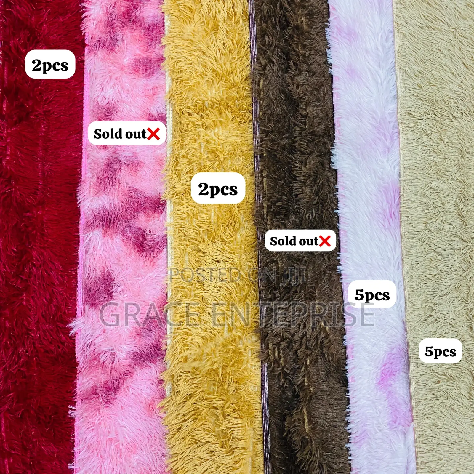 Neat and Affordable Fluffy Carpet in Different Colors
