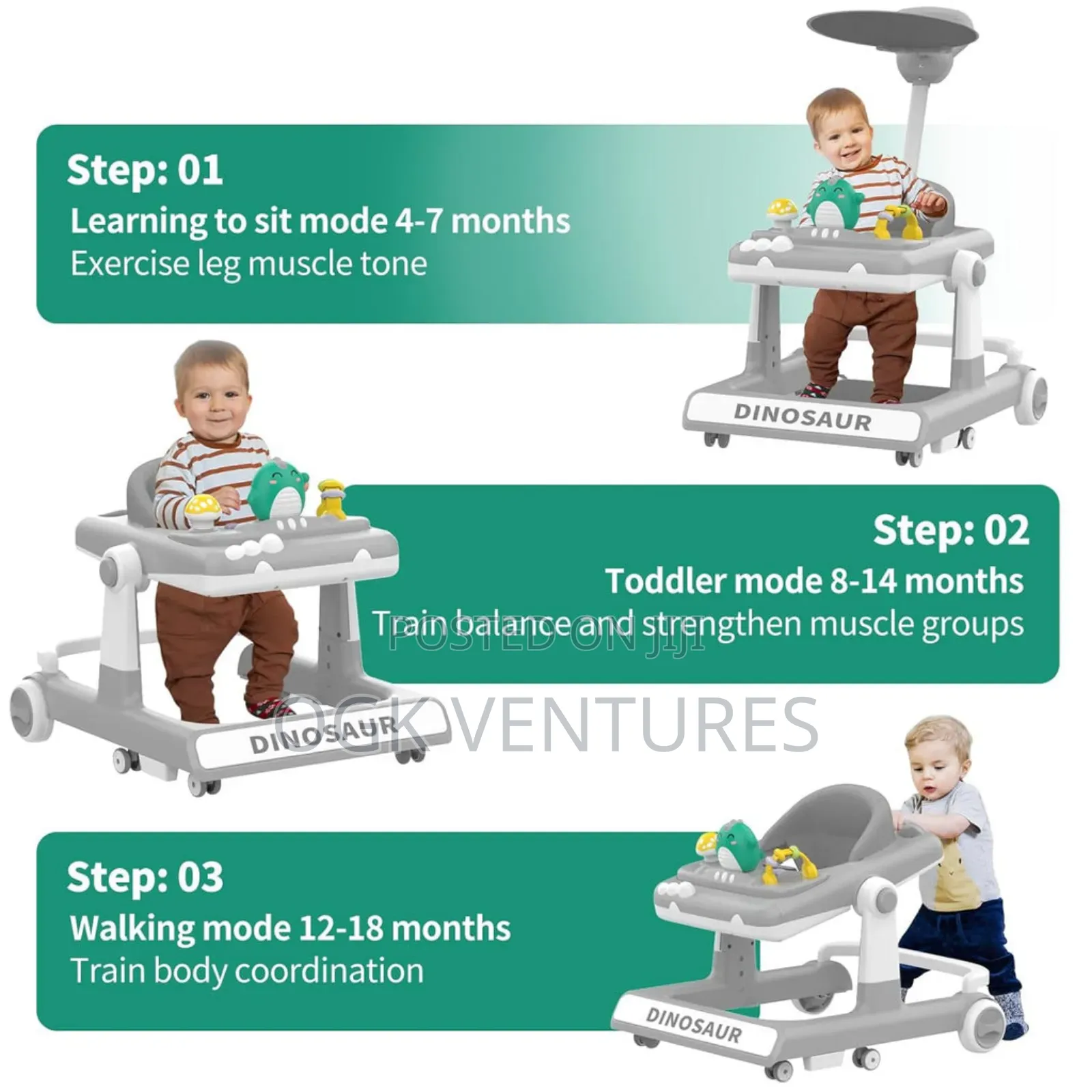 Dino Baby Walker
