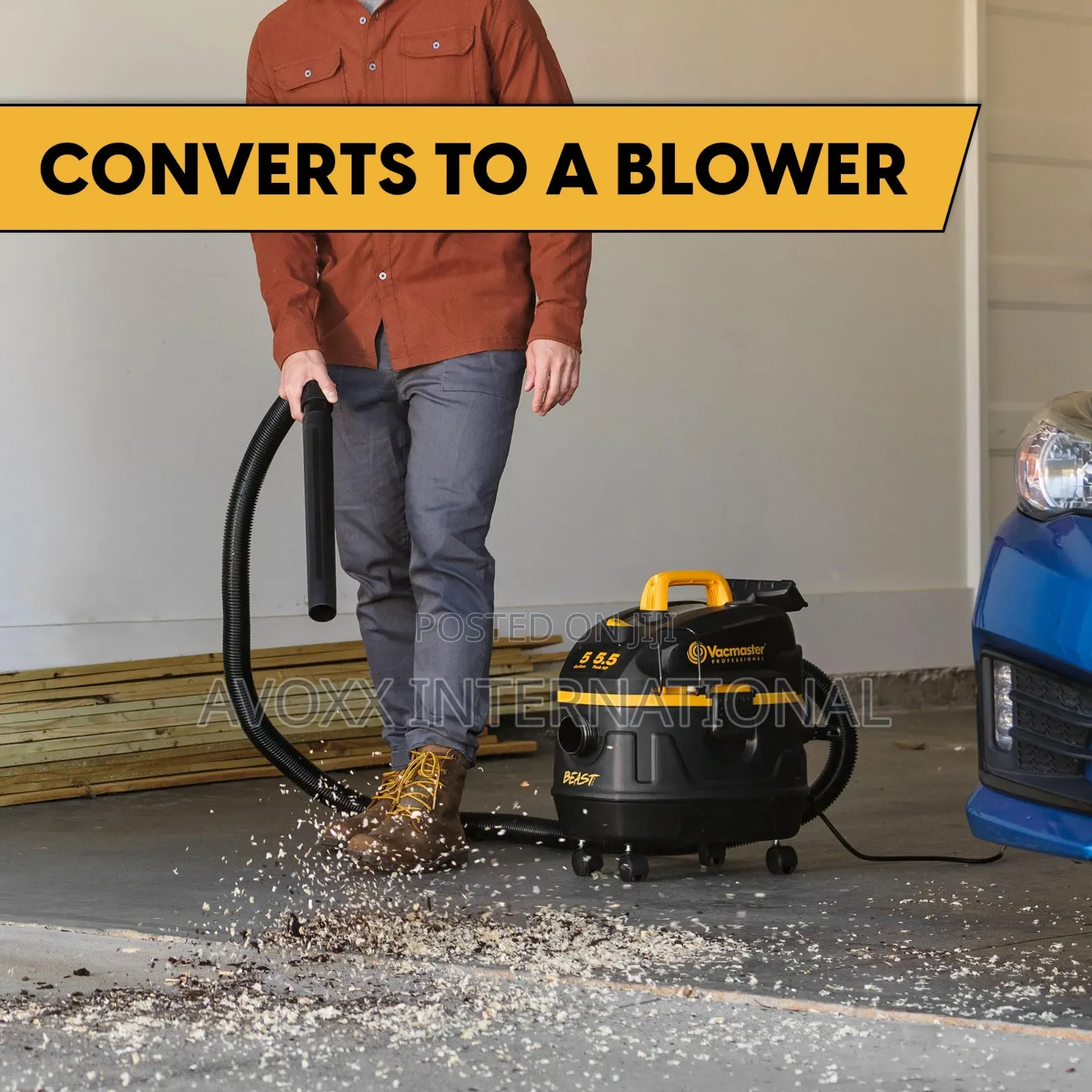 Vacmaster Professional Beast 5-Gallon HP† Wet/Dry Vacuum Cle