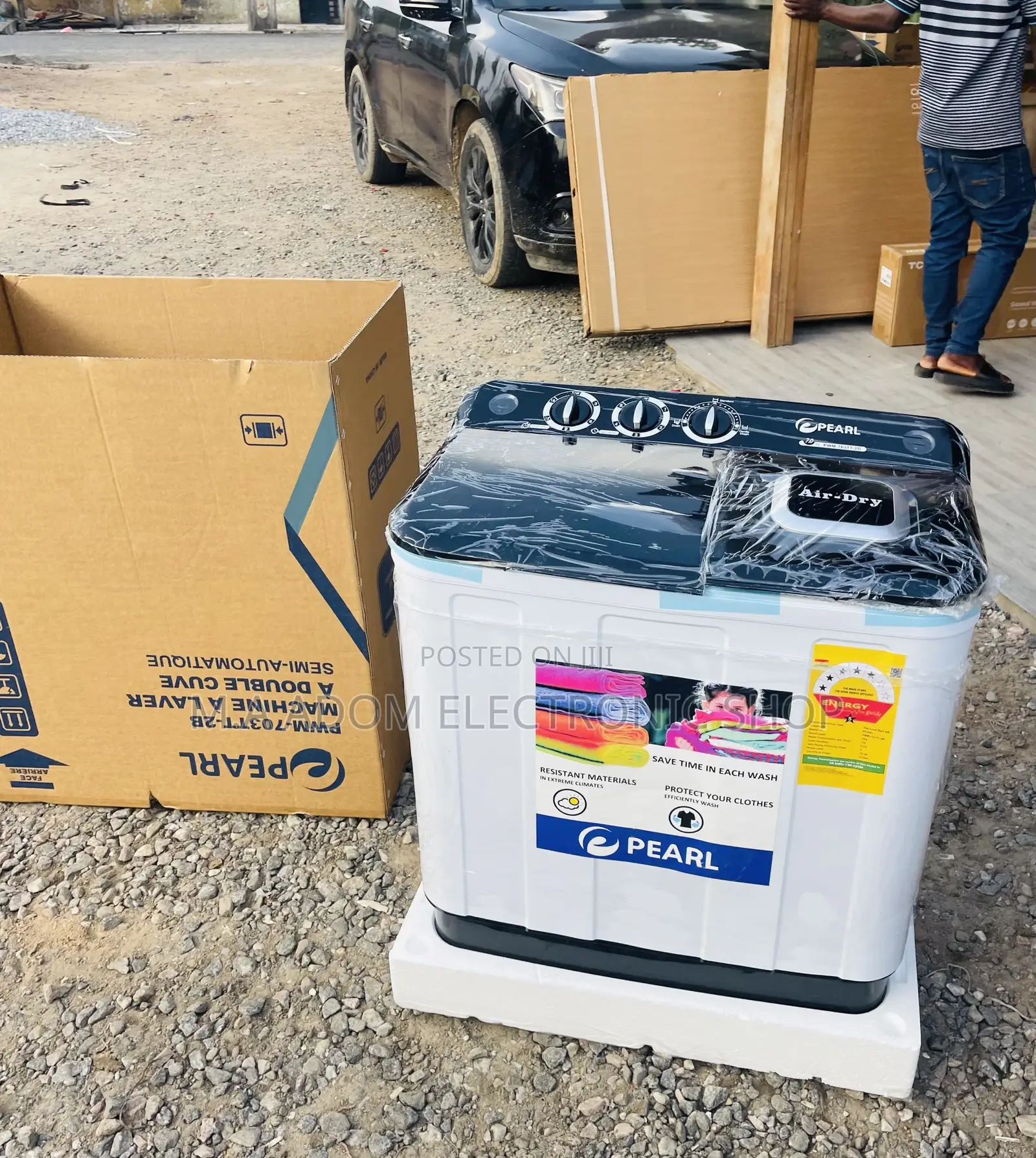 Order Original Pearl 7kg Semi-Auto Electric Washing Machine.