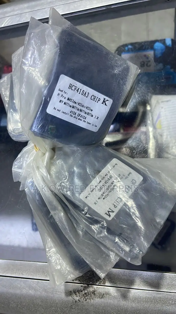 Hp Toner Chips 410A B/Y/C/M