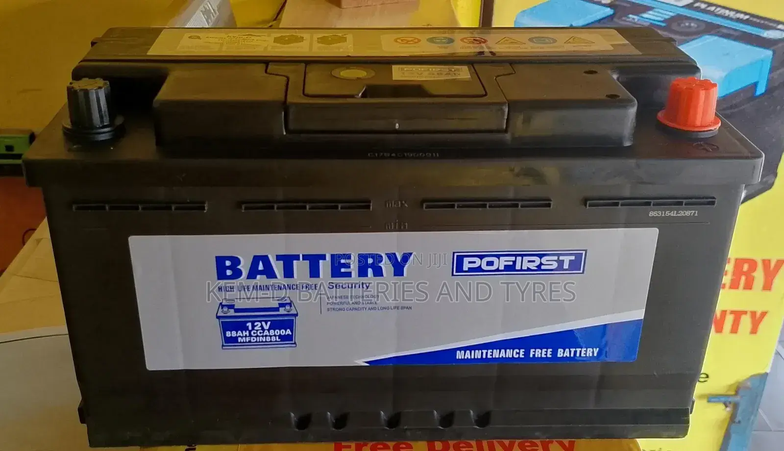 Car Battery _ 17 Plates Battery _ Pofirst Batteries
