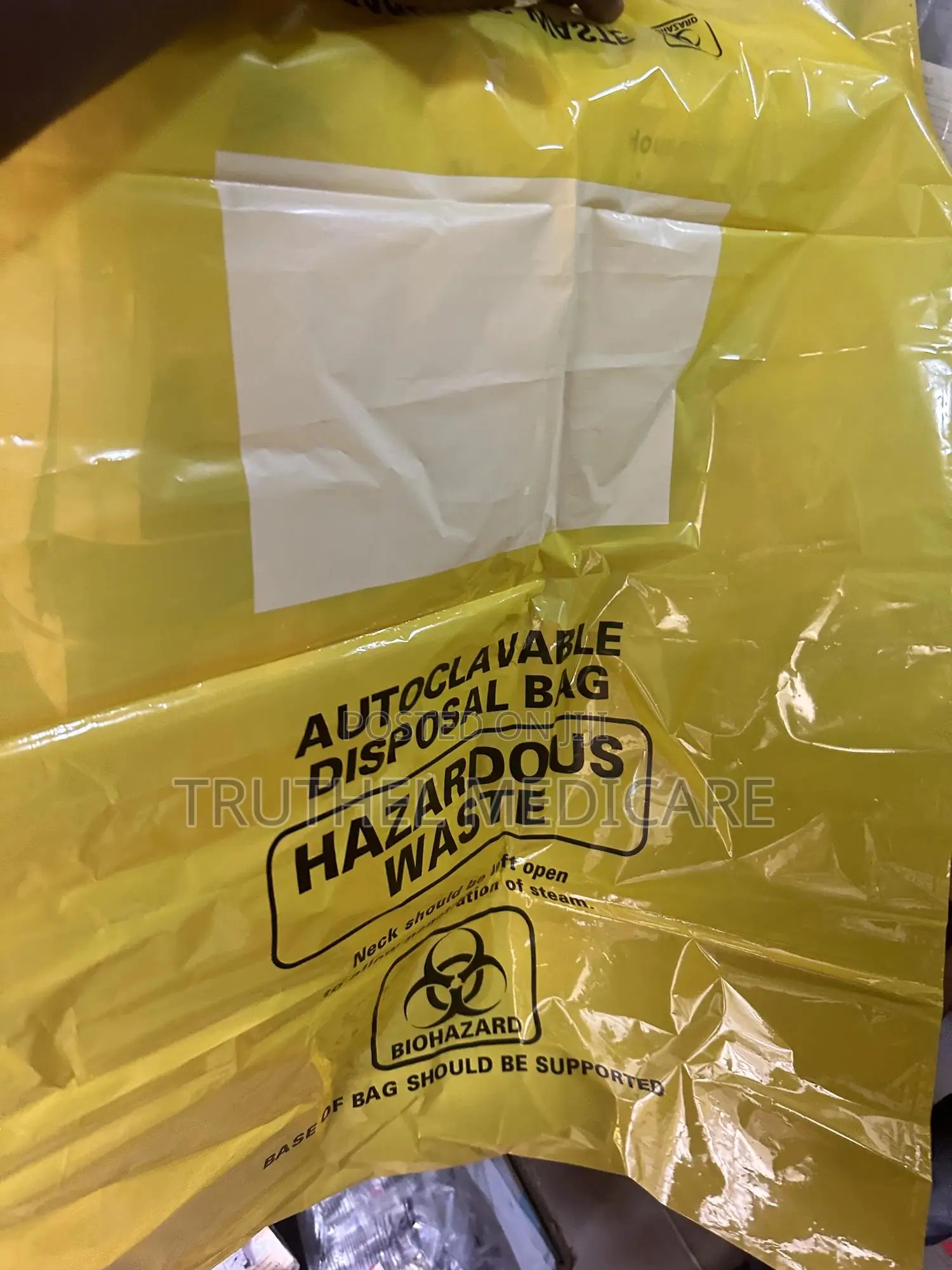 Biohazard Bags/ Bin Liners (50, 100, 250 Litres)