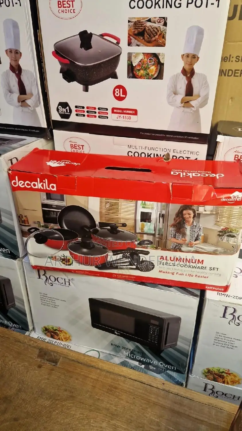 Decakila 11-piece Non-stick Cookware Set [KMEP006B]
