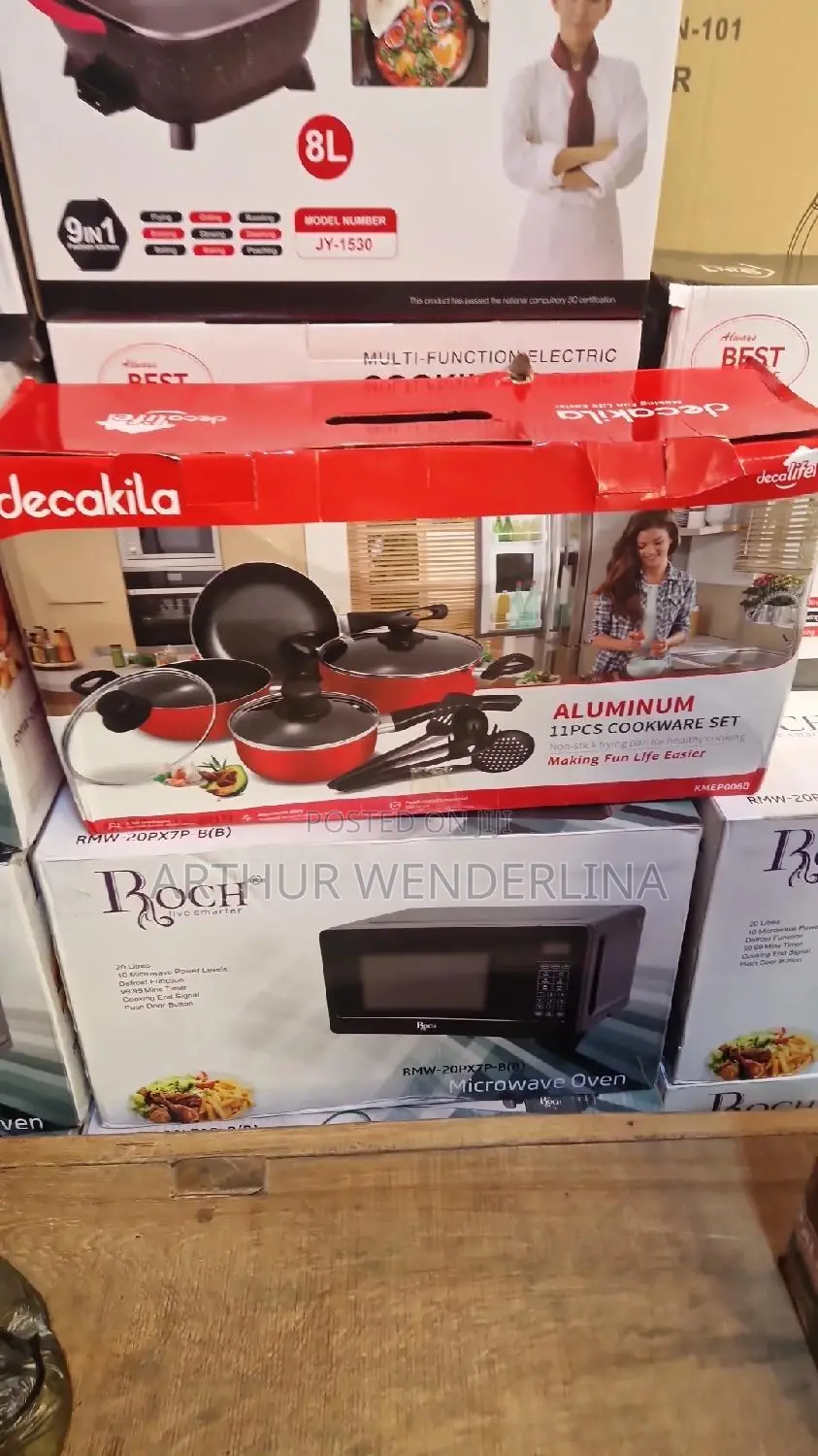 Decakila 11-piece Non-stick Cookware Set [KMEP006B]