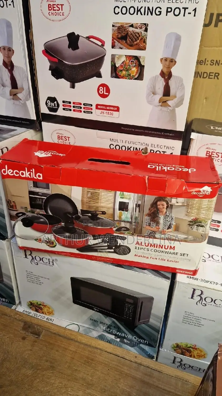 Decakila 11-piece Non-stick Cookware Set [KMEP006B]