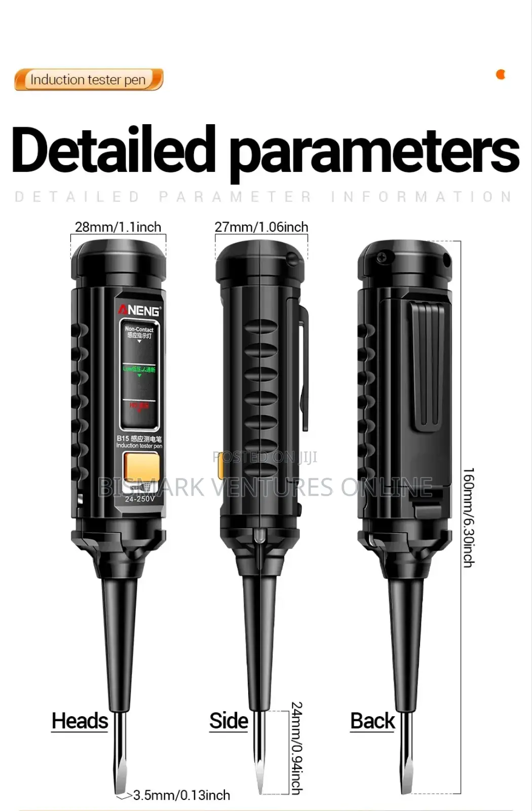 Professional AC Voltage Detection Electrician Screwdriver