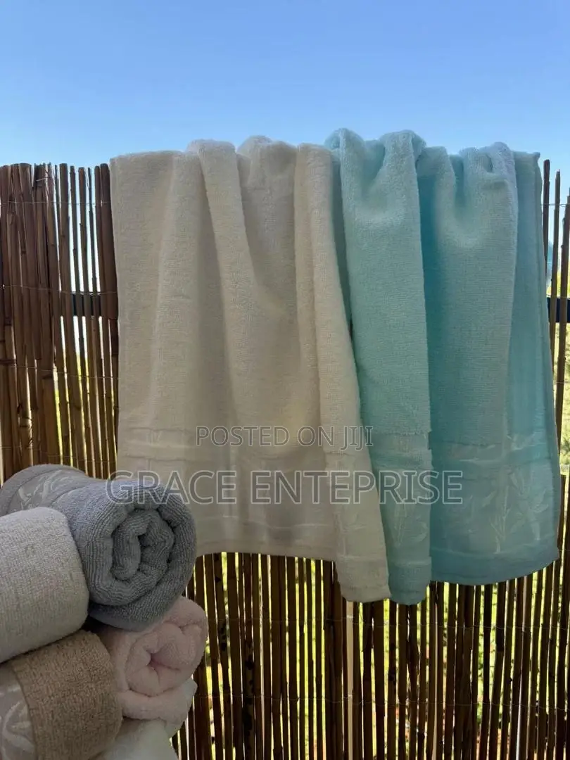 Luxurious Large Towels Available in Different Colors