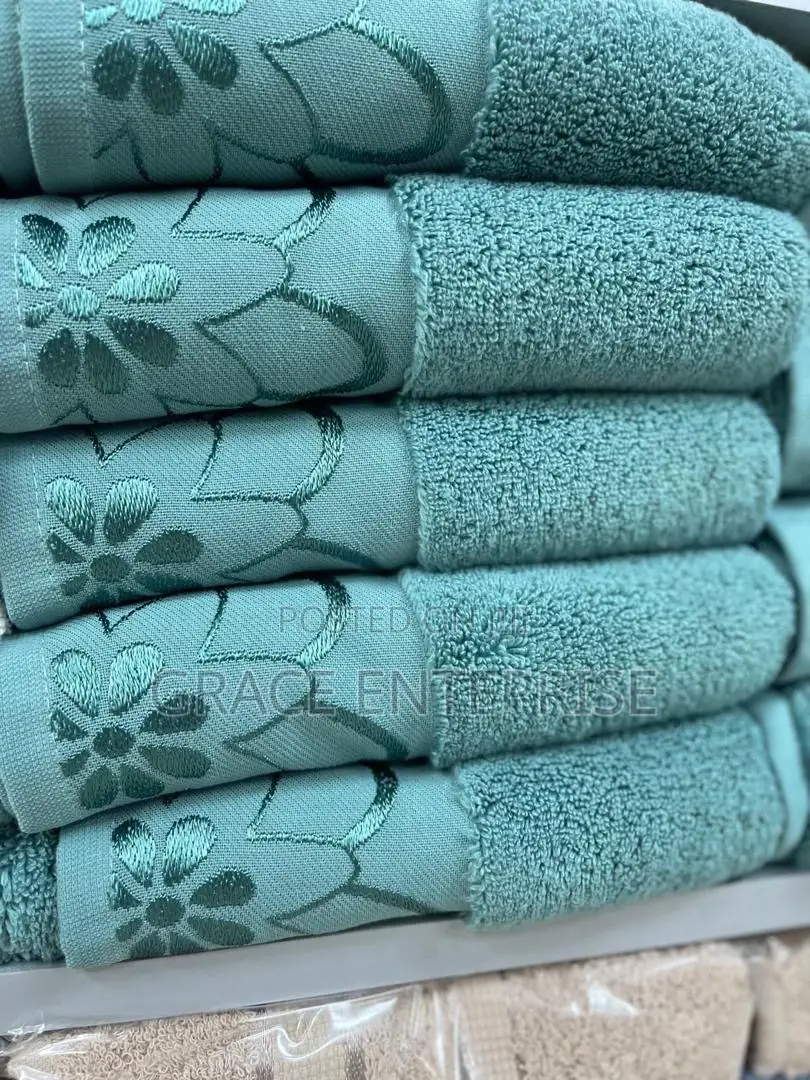 Luxurious Large Towels Available in Different Colors