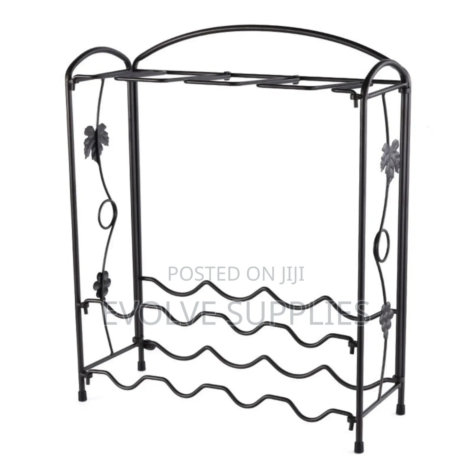 Wine Rack With Glass Holder
