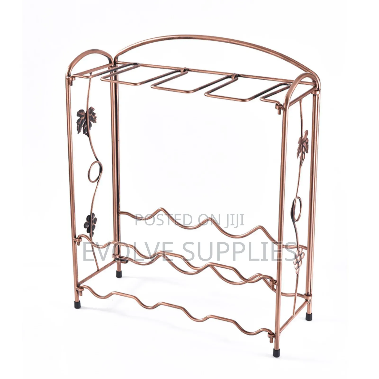 Wine Rack With Glass Holder