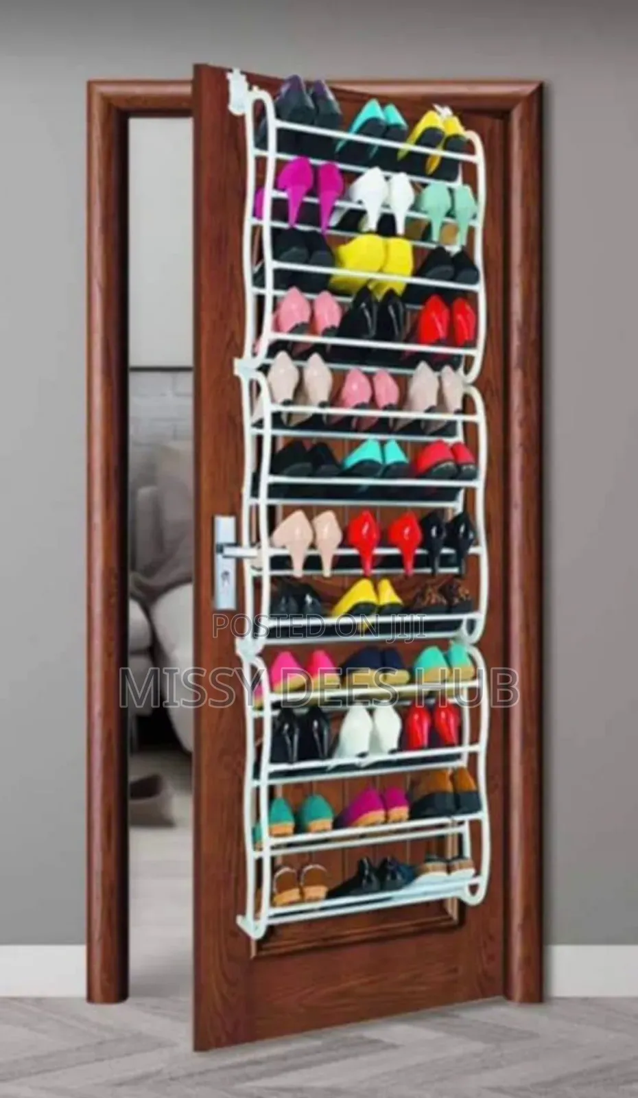 Over-the Door Shoe Rack - 36 Pairs