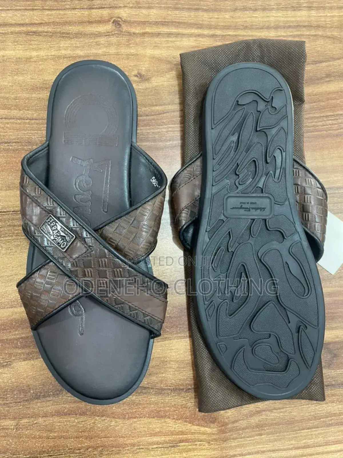 Odeneho Italian Leather Slippers