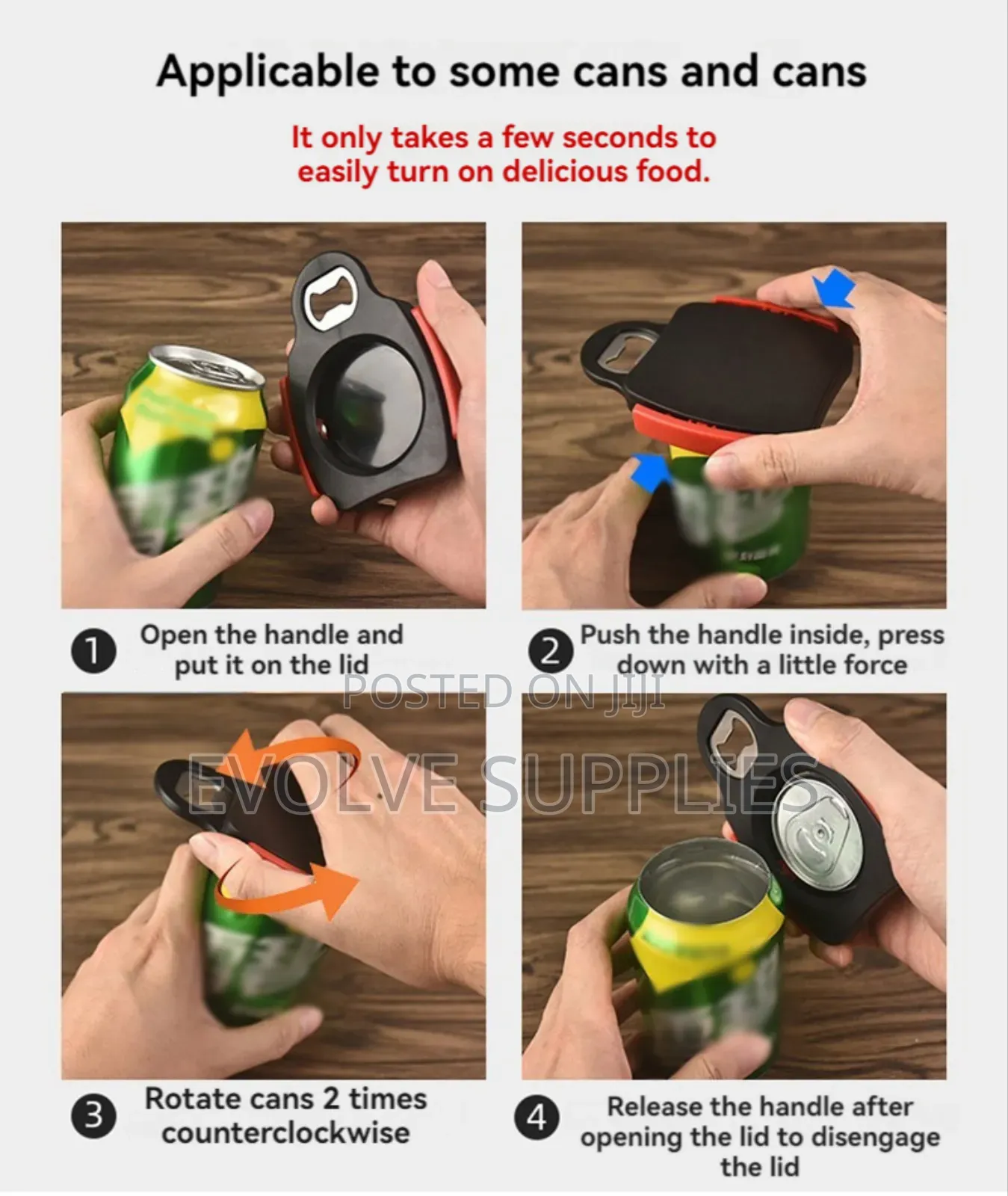 2 in 1 Can Cutter Bottle Opener