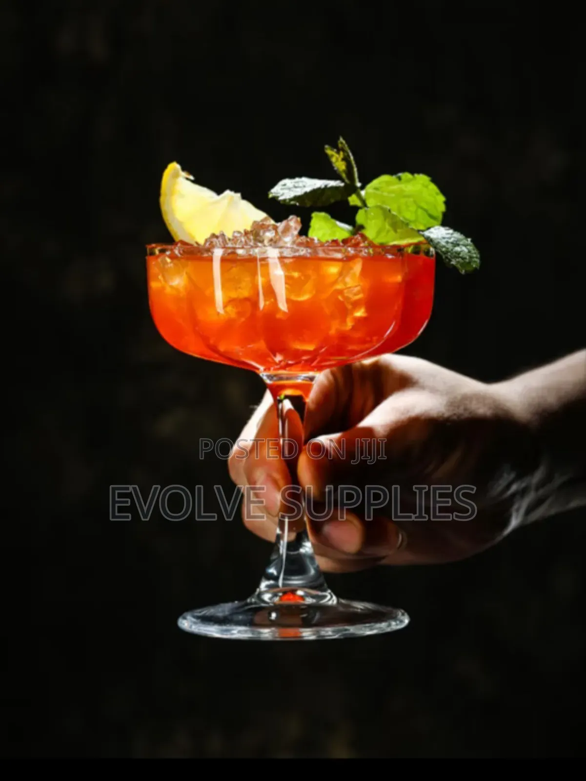 200ml Flower Edge Coupe Glass