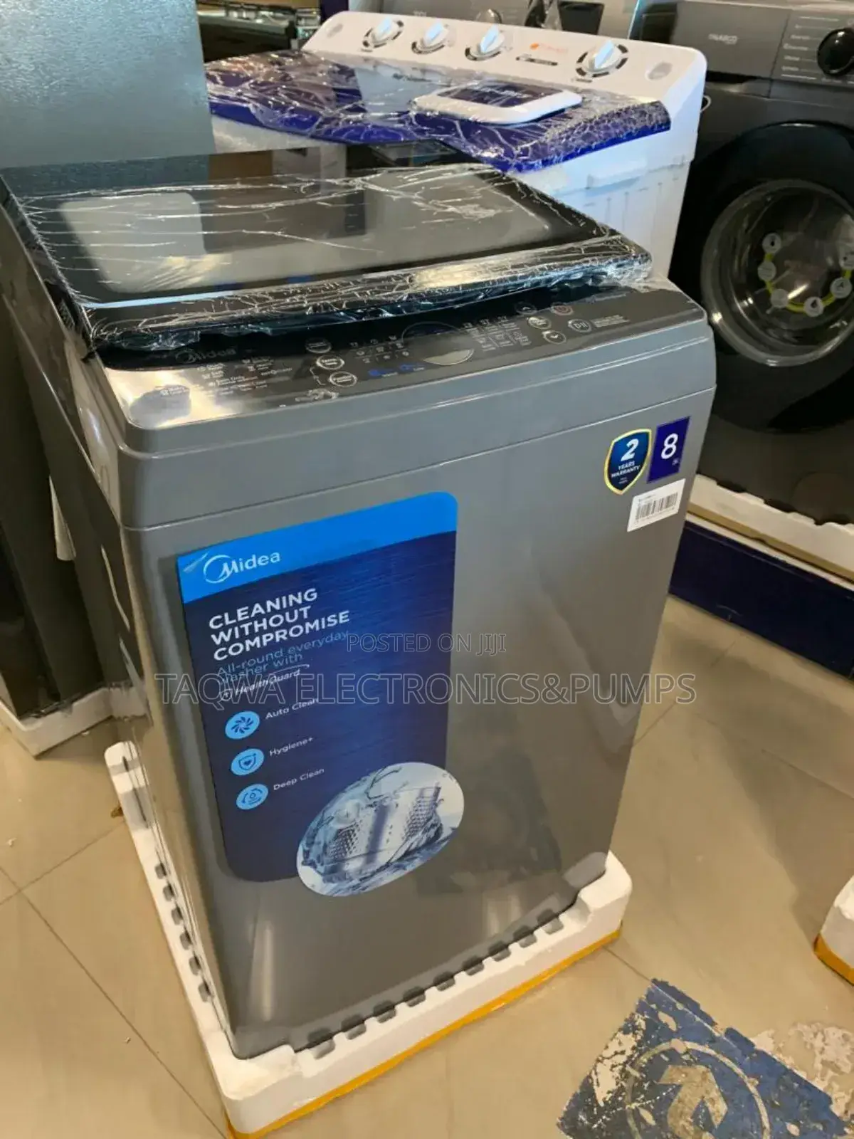 Select the Midea Top Load Full Automatic 8kg