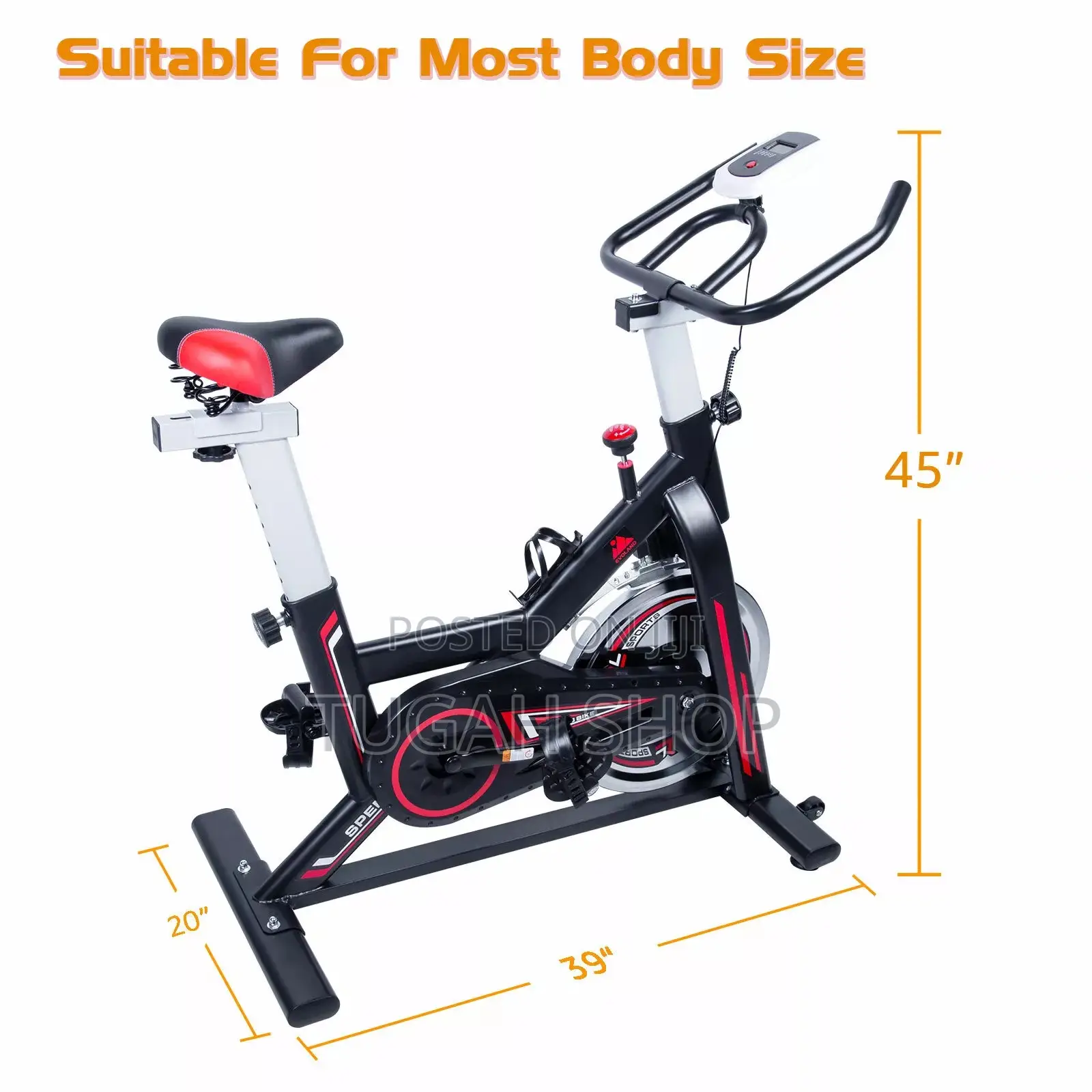 Cadio Exercise Stationary Bike 150kg