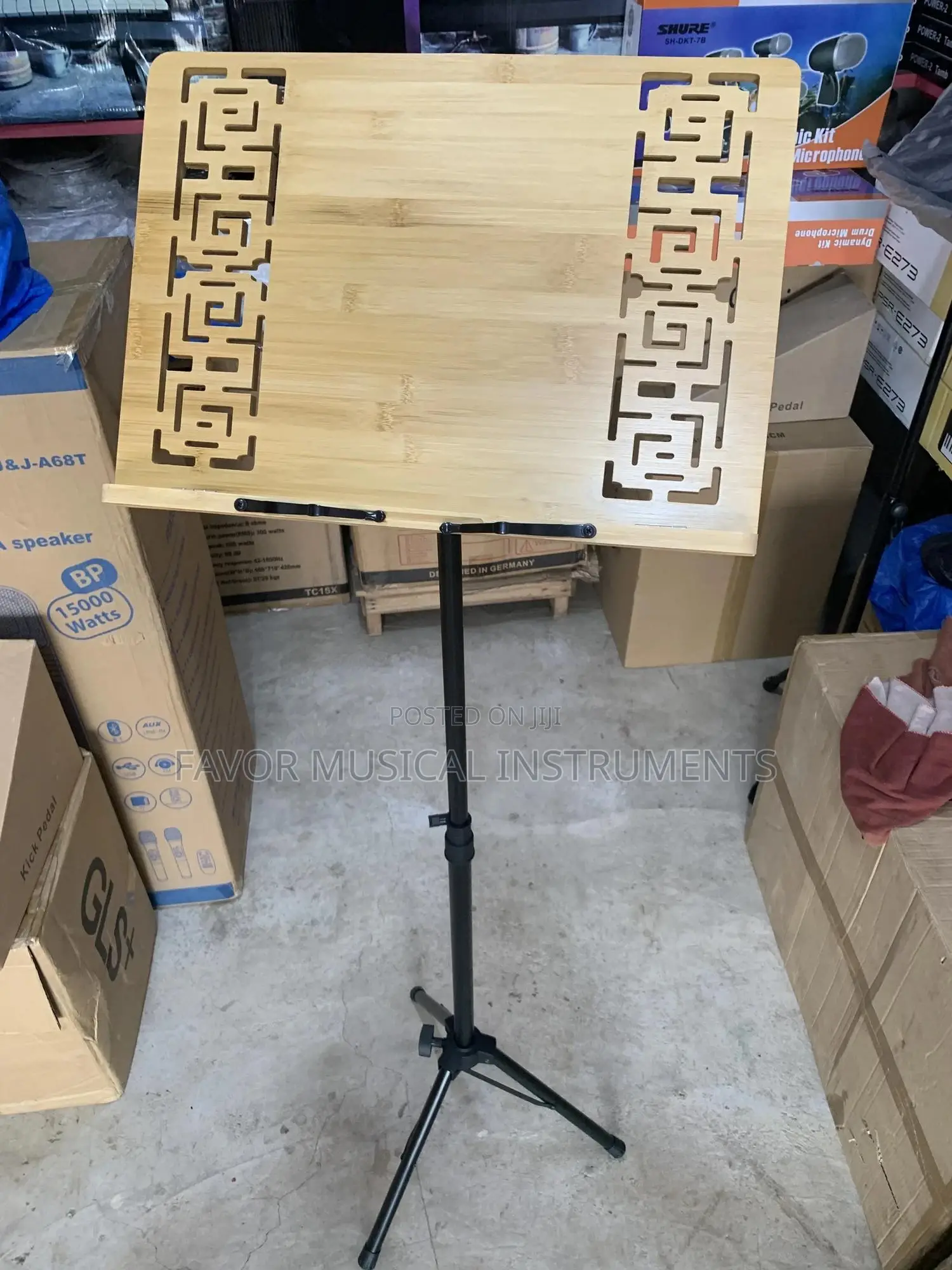 Wooden Pulpit Stand for Church or School