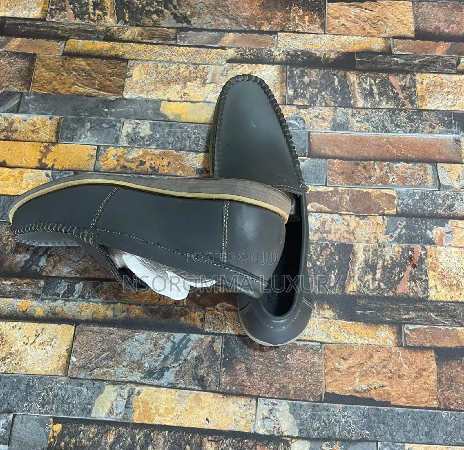 Timberland Leather Black Shoes for Big Men