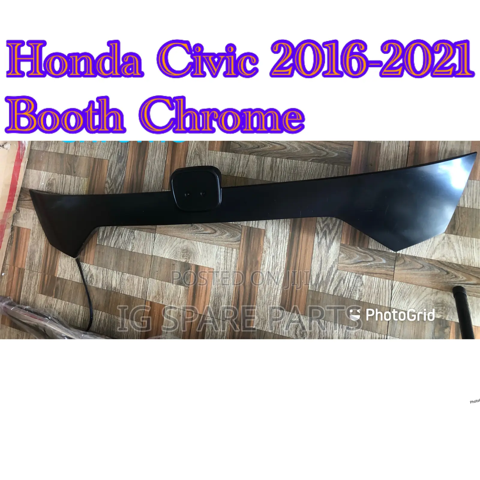 Honda Civic 2016-2020 Rear Booth Chrome