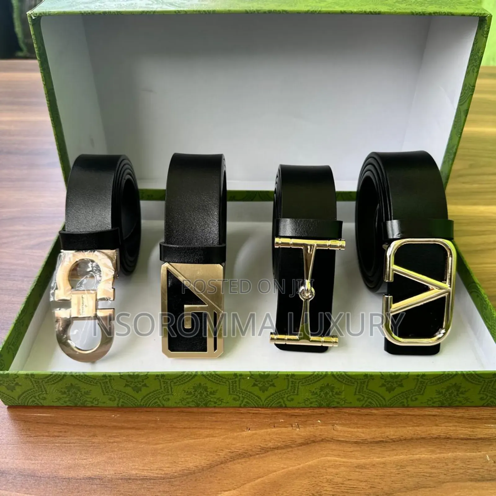 Ferragamo Logo Buckle Belts for Men