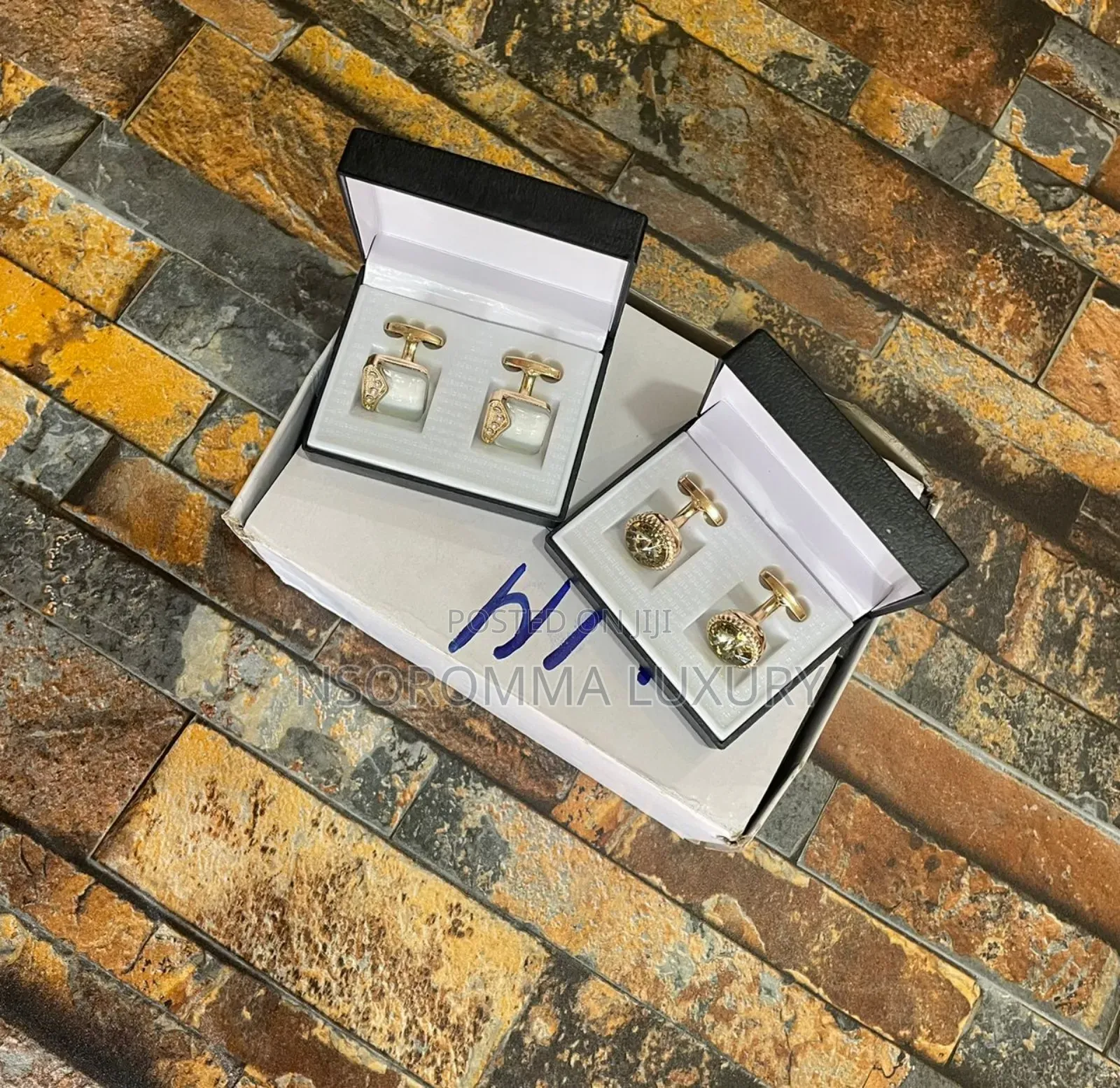 Logo Branded Cufflink for Men