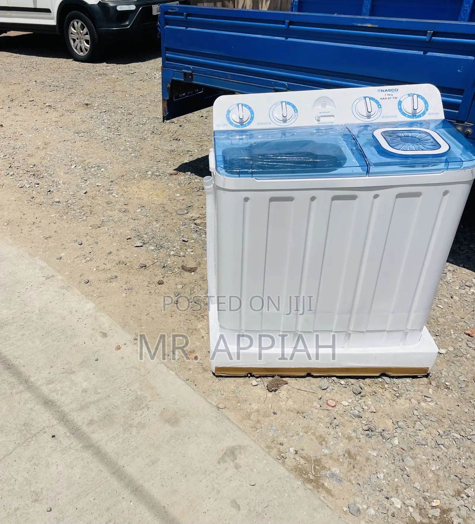 Order Nasco 7kg Semi-Auto Washing Machine + Transparent Lid