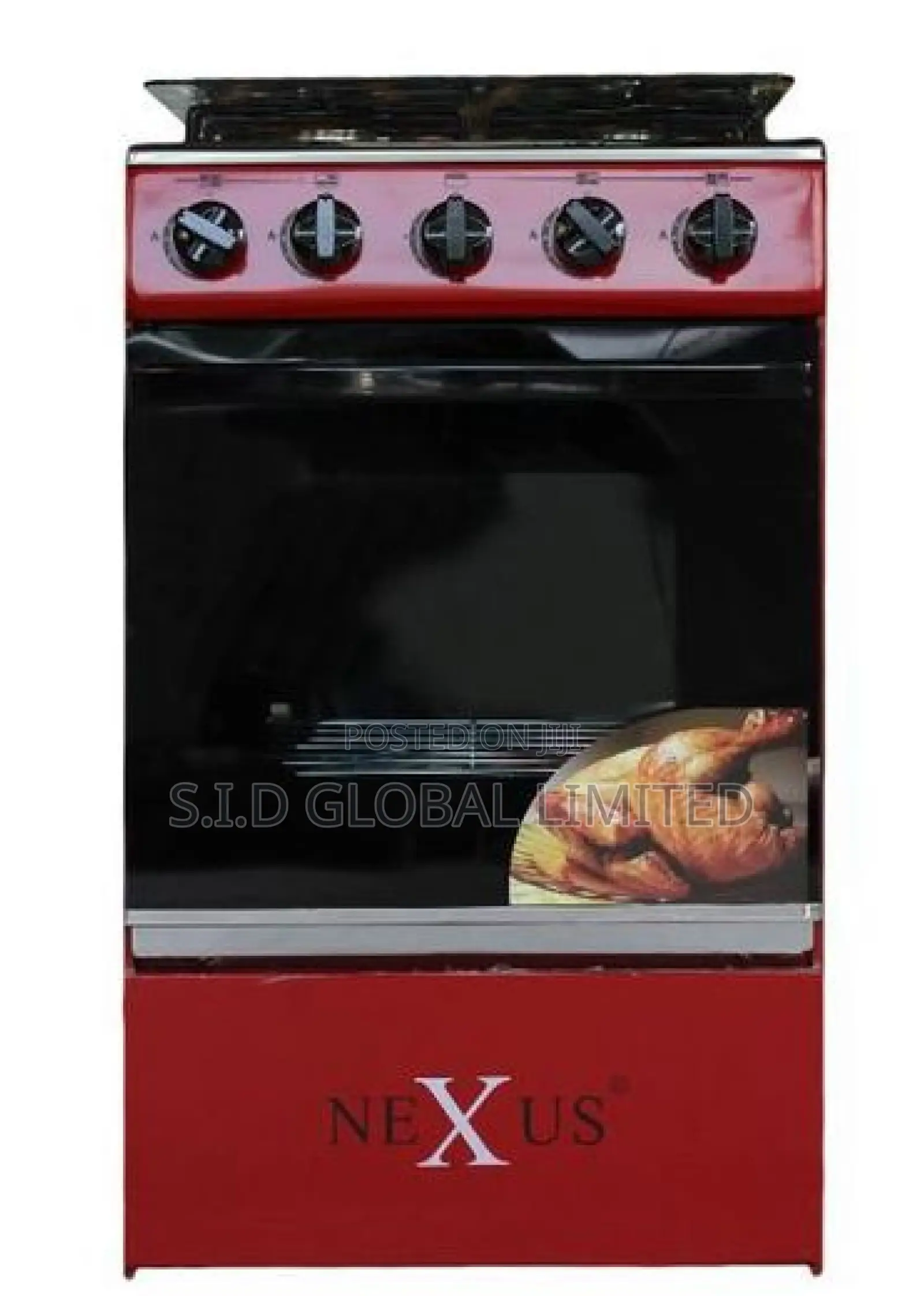 Happy Home With Nexus NX5020GL 4-Burner 50x50cm Gas Cooker