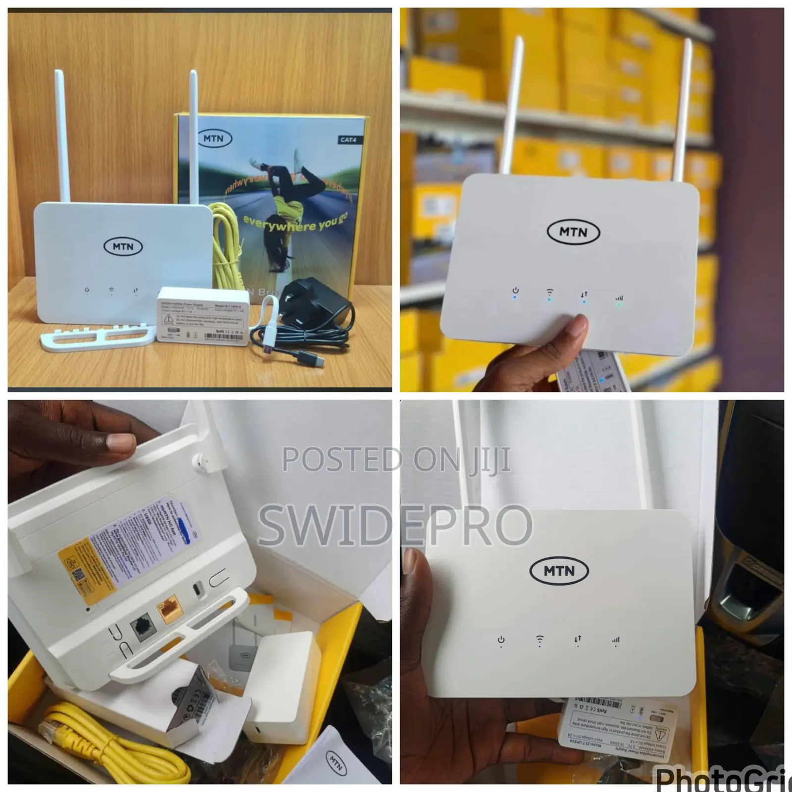 Universal 4G MTN Sim Router + Backup Battery 