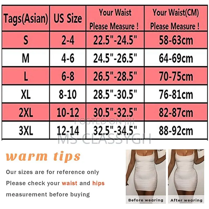 Thong Panties High Waist Tummy Control Slim Underwear Butt L