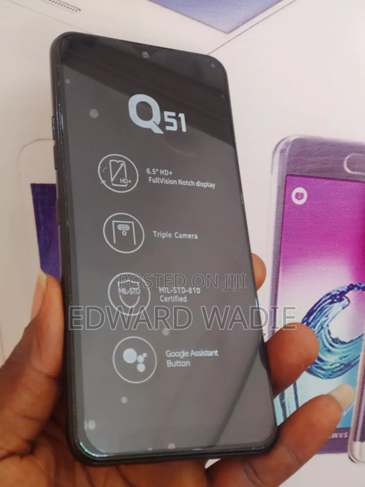 New LG Q51 32 GB Black