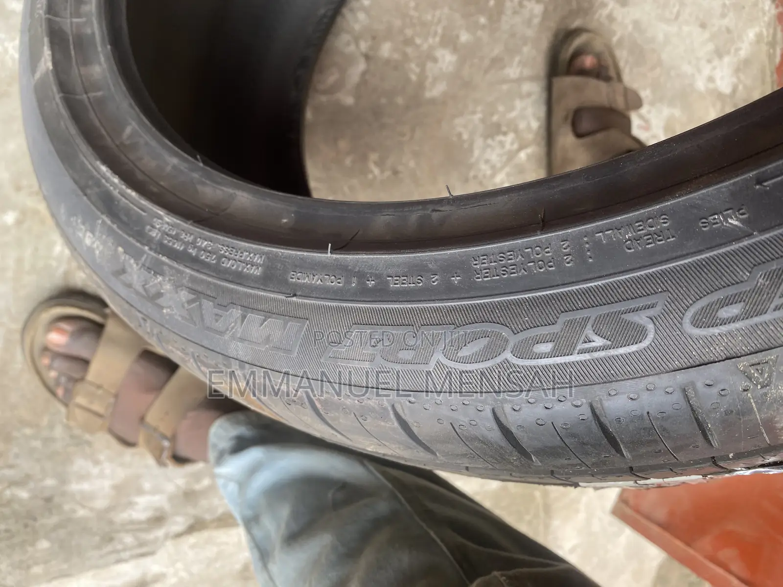 245/40r19 Dunlop Sp Sport Maxx 060+ Performance Tire