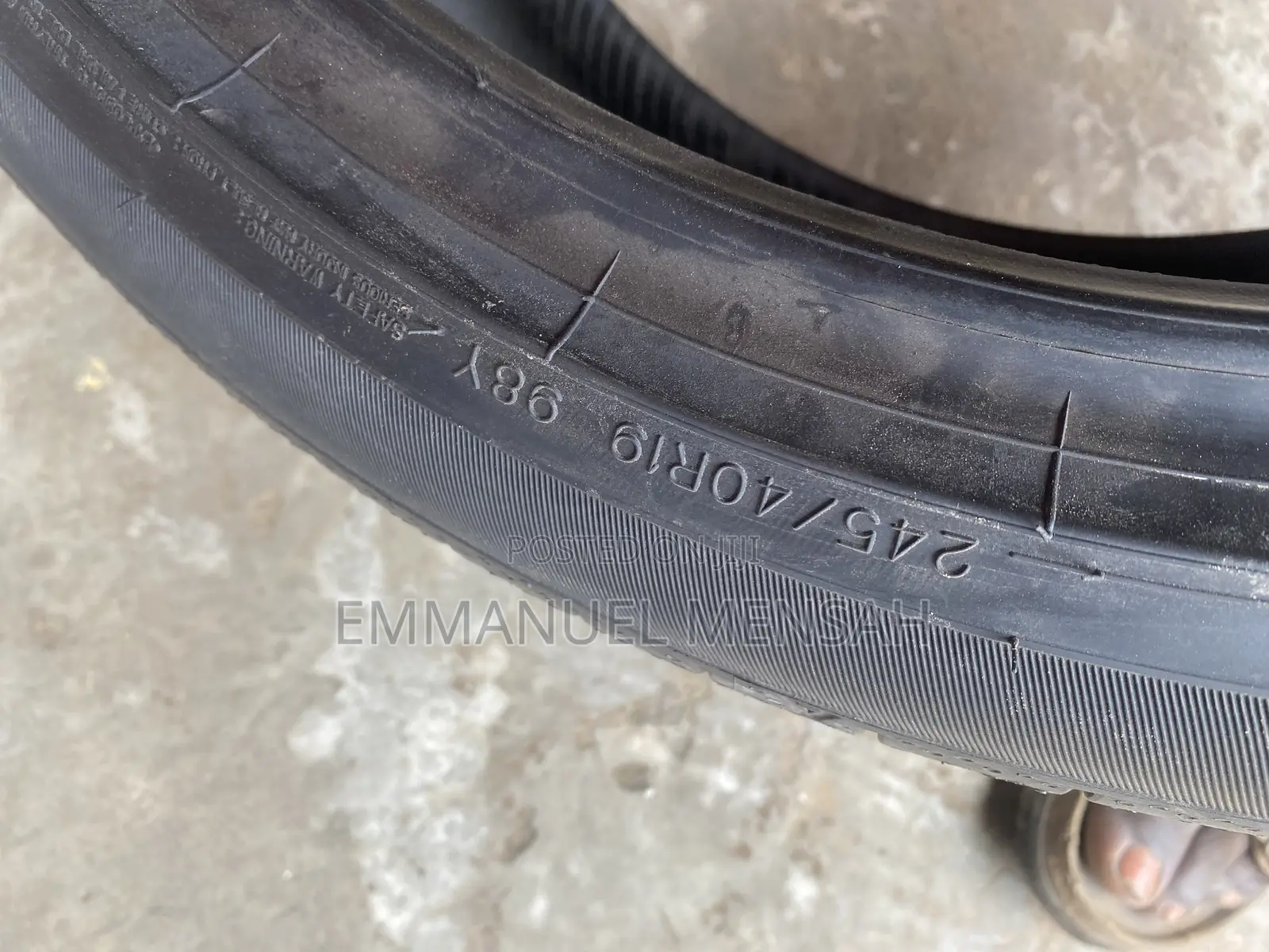 245/40r19 Dunlop Sp Sport Maxx 060+ Performance Tire