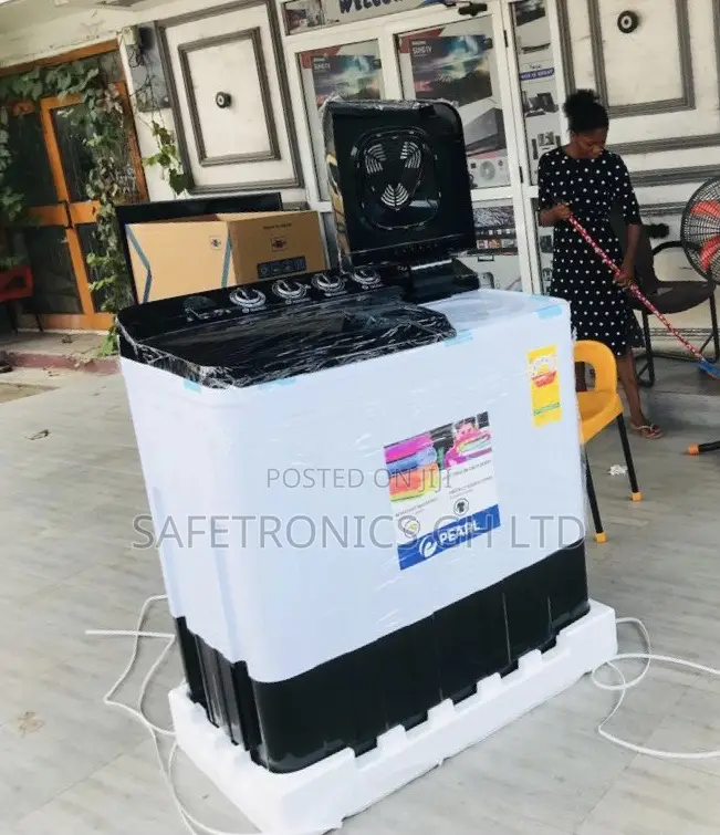 New Accessible 18kg Tol Load Semi Auto Washingmachine Pearl